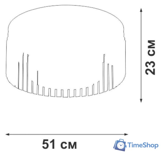 Люстра средней высоты Vitaluce V5180-1/8PL - Изображение №2 — Интернет-магазин Time-Shop