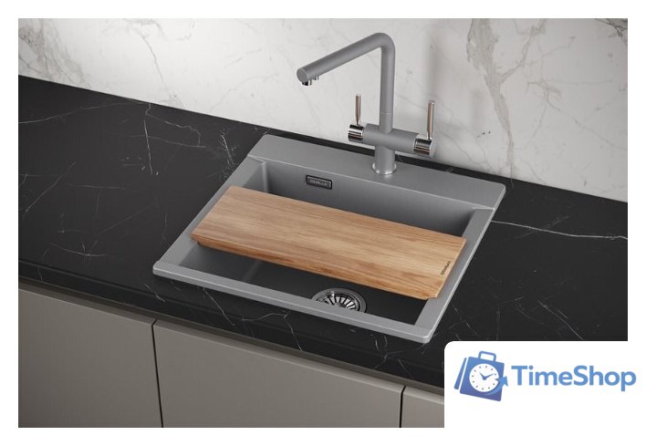 Кухонная мойка Granula ES-5201 (алюминиум) - Изображение №4 — Интернет-магазин Time-Shop