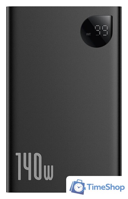 Внешний аккумулятор Baseus Adaman Digital Display Fast Charge Power Bank 140W 24000mAh (черный) - Изображение №1 — Интернет-магазин Time-Shop
