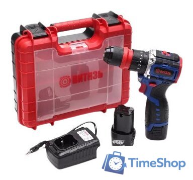 Ударная дрель-шуруповерт Витязь ДА-1016-У10М БСП 18012025 (с 2-мя АКБ, кейс) - Изображение №1 — Интернет-магазин Time-Shop