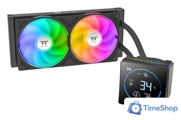 Система жидкостного охлаждения для процессора Thermaltake TH240-S V3 ARGB Sync CL-W469-PL12SW-A - Изображение №1 — Интернет-магазин Time-Shop