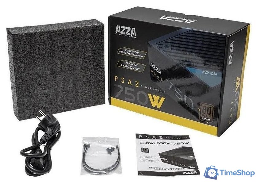 Блок питания AZZA PSAZ-750W - Изображение №4 — Интернет-магазин Time-Shop