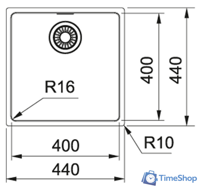 Кухонная мойка Franke Maris MRX 110-40 122.0543.995 - Изображение №2 — Интернет-магазин Time-Shop