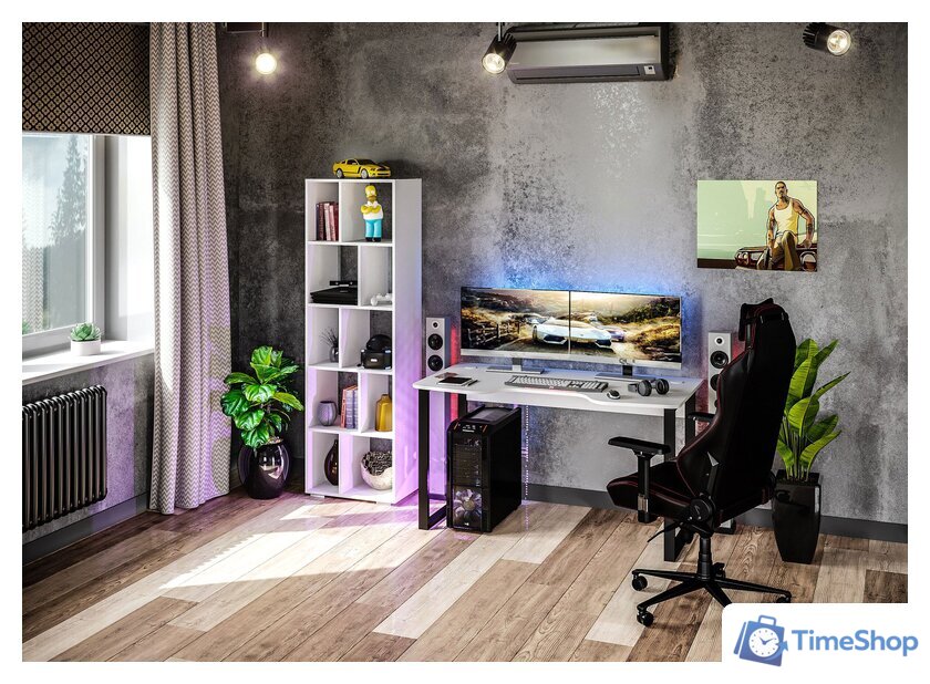 Геймерский стол Сокол КСТ-19 (белый) - Изображение №3 — Интернет-магазин Time-Shop