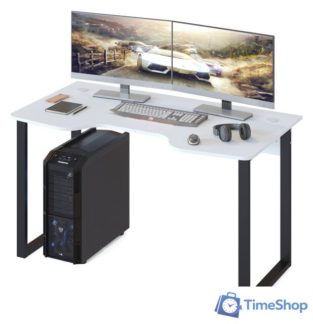 Геймерский стол Сокол КСТ-19 (белый) - Изображение №1 — Интернет-магазин Time-Shop