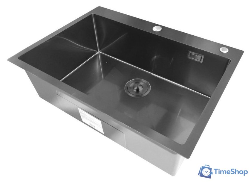 Кухонная мойка Stellar S6050NB-S1 (нано черный) - Изображение №3 — Интернет-магазин Time-Shop