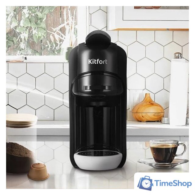 Капсульная кофеварка Kitfort KT-7546 - Изображение №2 — Интернет-магазин Time-Shop