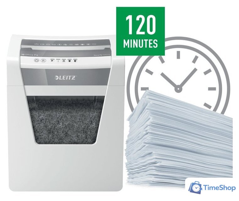 Шредер Leitz IQ Office P4 - Изображение №5 — Интернет-магазин Time-Shop