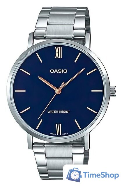 Наручные часы Casio MTP-VT01D-2B - Изображение №1 — Интернет-магазин Time-Shop