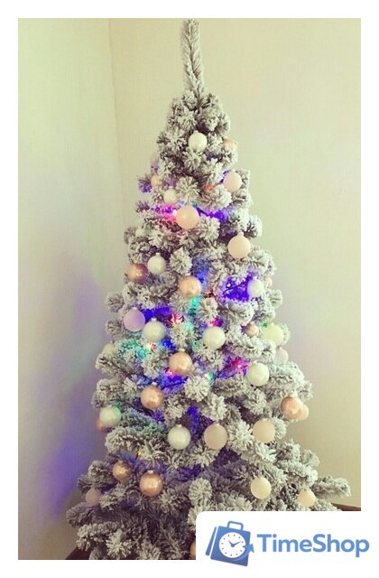 Ель GreenTerra Оливия заснеженная 2.1 м - Изображение №2 — Интернет-магазин Time-Shop