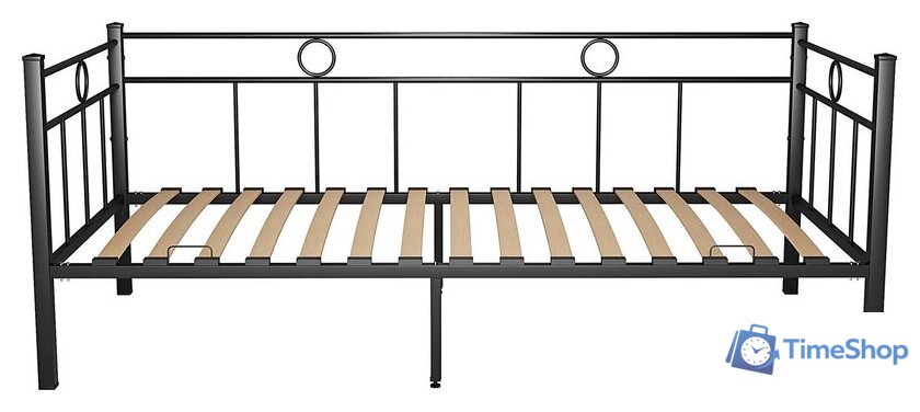 Кровать-тахта Князев Мебель Орфея 90x190 ОФ.90.190.Б (белый муар) - Изображение №1 — Интернет-магазин Time-Shop