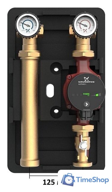 Насосная группа Grundfos HEATMIX D25 ALPHA2L 40 - Изображение №2 — Интернет-магазин Time-Shop