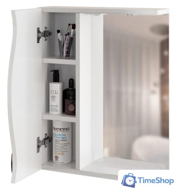  Mixline Шкаф с зеркалом Лима 55 551705 (с подсветкой) - Изображение №2 — Интернет-магазин Time-Shop