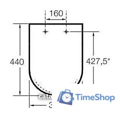 Сиденье для унитаза Roca Carmen 801B5200B - Изображение №3 — Интернет-магазин Time-Shop