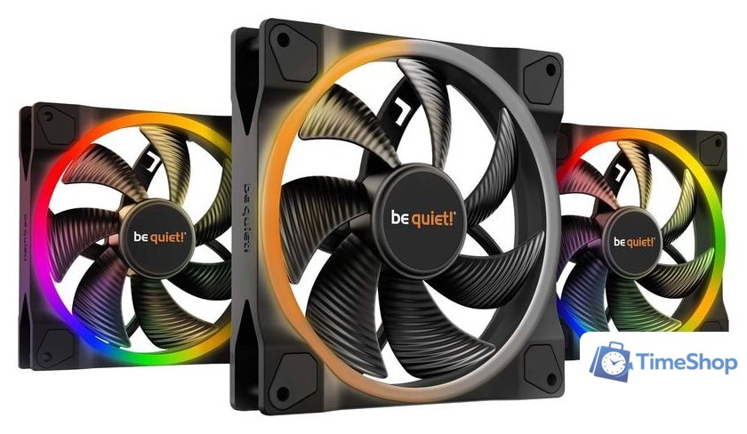 Комплект вентиляторов для корпуса be quiet! Light Wings 140mm PWM Triple Pack BL078 - Изображение №1 — Интернет-магазин Time-Shop