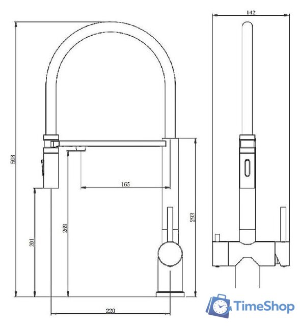 Смеситель Kern K2050MG - Изображение №2 — Интернет-магазин Time-Shop