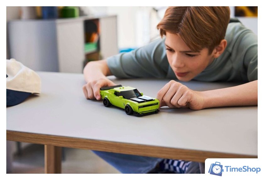 Конструктор LEGO Speed Champions Суперкары Dodge Challenger SRT Hellcat 77237 - Изображение №9 — Интернет-магазин Time-Shop
