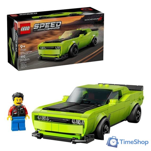 Конструктор LEGO Speed Champions Суперкары Dodge Challenger SRT Hellcat 77237 - Изображение №8 — Интернет-магазин Time-Shop
