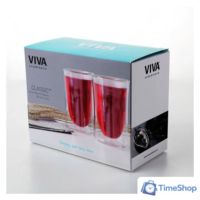 Набор стаканов Viva Scandinavia Classic Curve V75600 - Изображение №8 — Интернет-магазин Time-Shop