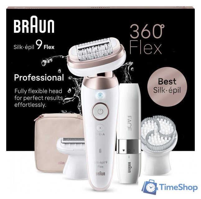 Эпилятор Braun Silk-epil 9 Flex SES9360 3D - Изображение №3 — Интернет-магазин Time-Shop