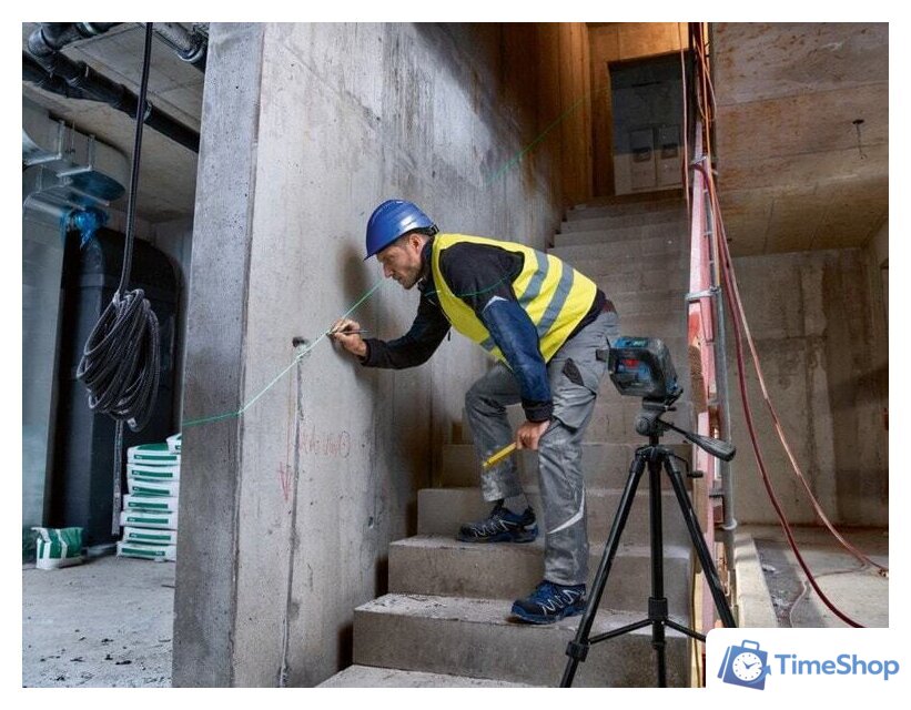 Лазерный нивелир Bosch GCL 2-50 G Professional 0601066M02 (RM 10+DK 10, кейс) - Изображение №7 — Интернет-магазин Time-Shop