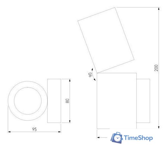 Спот Elektrostandard Deep 40126/LED (черный) - Изображение №7 — Интернет-магазин Time-Shop