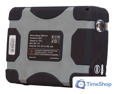 Портативное пусковое устройство Aurora Atom 28 - Изображение №3 — Интернет-магазин Time-Shop