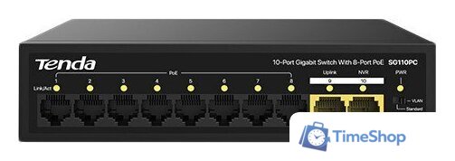 Неуправляемый коммутатор Tenda SG110PC - Изображение №1 — Интернет-магазин Time-Shop