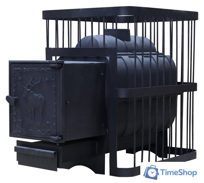 Свободностоящая печь-камин ComfortProm Чугун 26 м3 - Изображение №1 — Интернет-магазин Time-Shop