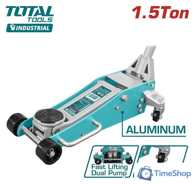 Подкатной домкрат Total THT108015 1.5т - Изображение №1 — Интернет-магазин Time-Shop