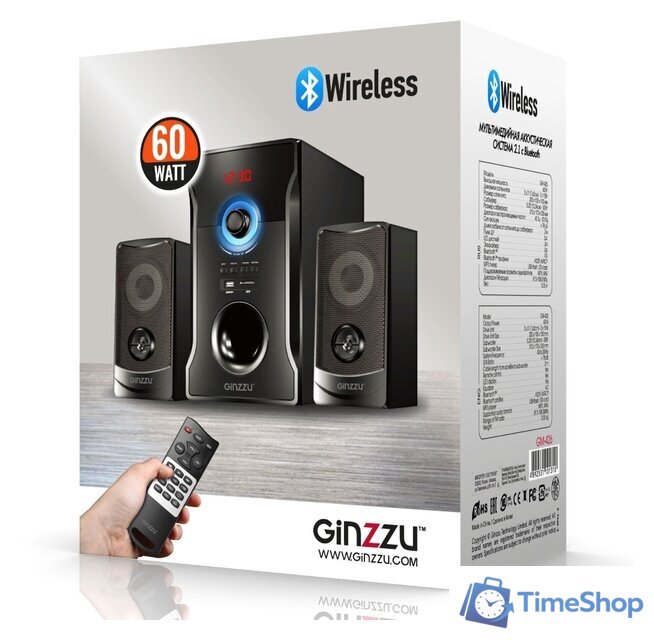 Акустика Ginzzu GM-426 - Изображение №2 — Интернет-магазин Time-Shop