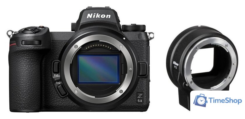 Беззеркальный фотоаппарат Nikon Z6 II Body + FTZ Adapter - Изображение №1 — Интернет-магазин Time-Shop