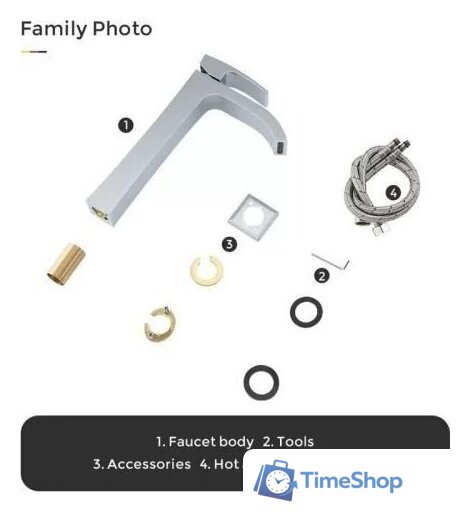 Смеситель Gappo G1007-81 - Изображение №6 — Интернет-магазин Time-Shop