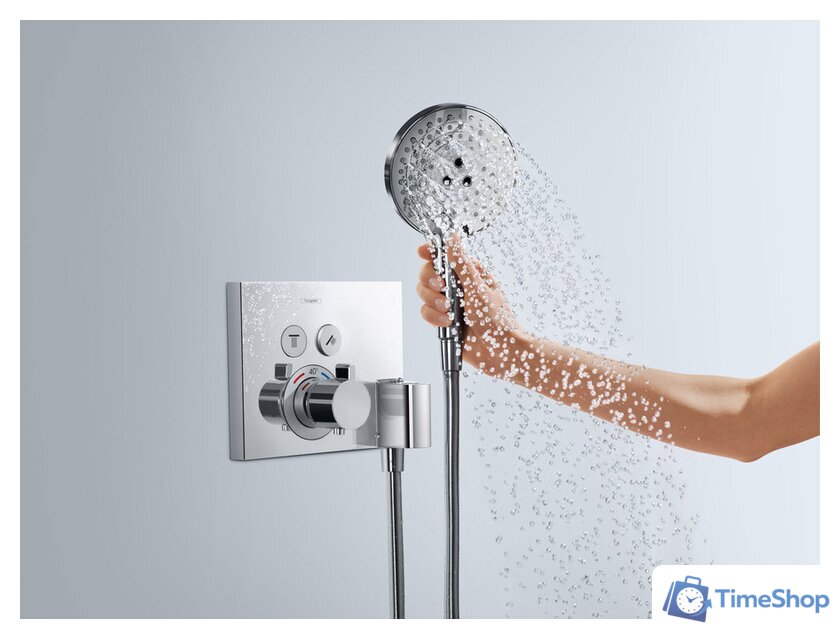 Смеситель без скрытого механизма Hansgrohe ShowerSelect 15765000 - Изображение №3 — Интернет-магазин Time-Shop