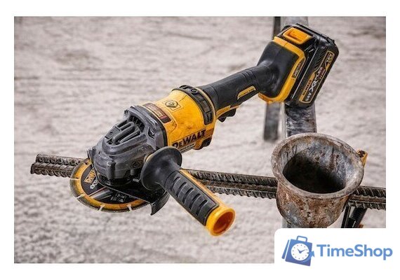 Угловая шлифмашина DeWalt DCG414T2 (с 2-мя АКБ, кейс) - Изображение №7 — Интернет-магазин Time-Shop