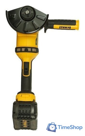 Угловая шлифмашина DeWalt DCG414T2 (с 2-мя АКБ, кейс) - Изображение №2 — Интернет-магазин Time-Shop