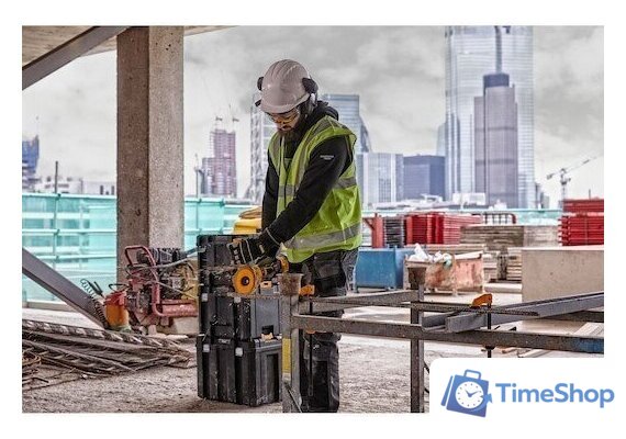 Угловая шлифмашина DeWalt DCG414T2 (с 2-мя АКБ, кейс) - Изображение №4 — Интернет-магазин Time-Shop