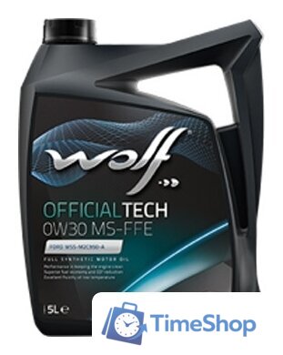 Моторное масло Wolf OfficialTech 0W-30 MS-FFE 5л - Изображение №1 — Интернет-магазин Time-Shop
