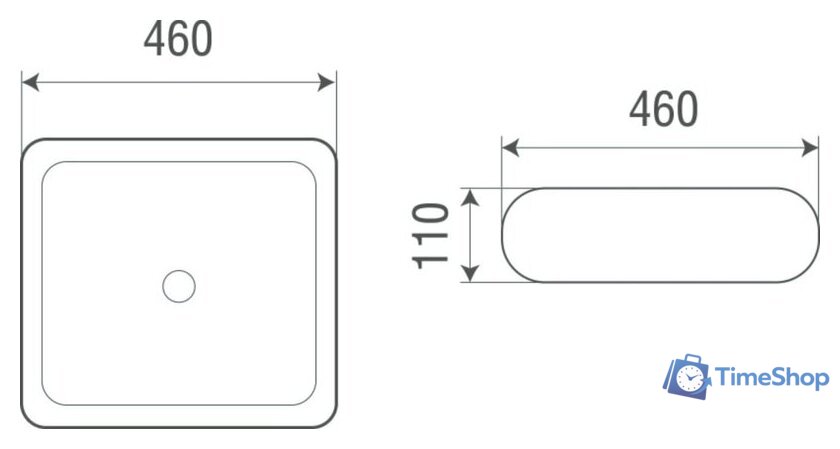 Умывальник WeltWasser Elbach 3061 - Изображение №3 — Интернет-магазин Time-Shop