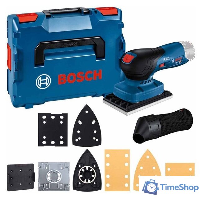 Эксцентриковая шлифмашина Bosch GSS 12V-13 Professional 06019L0001 (без АКБ, кейс) - Изображение №1 — Интернет-магазин Time-Shop