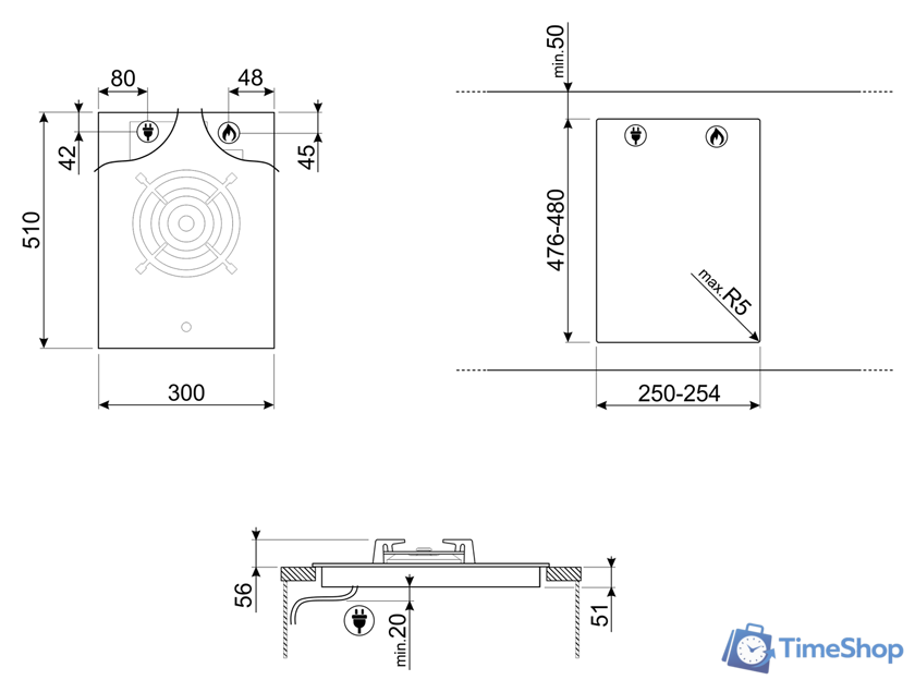 Варочная панель Smeg PV331CN - Изображение №2 — Интернет-магазин Time-Shop