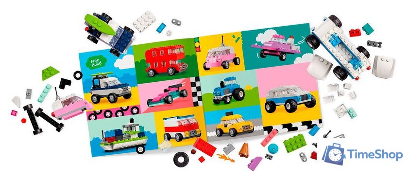 Набор деталей LEGO Classic 11036 Создавай автомобили - Изображение №11 — Интернет-магазин Time-Shop