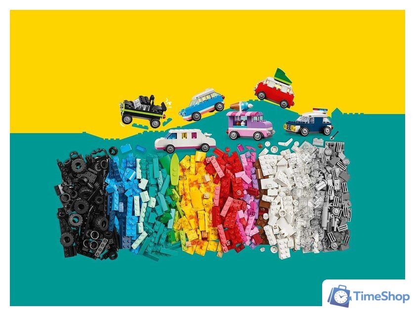 Набор деталей LEGO Classic 11036 Создавай автомобили - Изображение №2 — Интернет-магазин Time-Shop