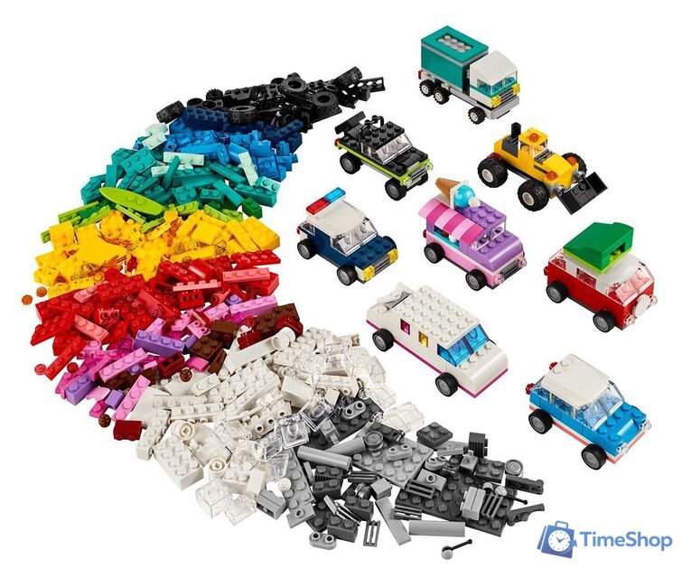 Набор деталей LEGO Classic 11036 Создавай автомобили - Изображение №3 — Интернет-магазин Time-Shop