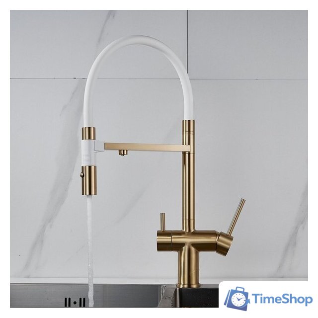 Смеситель Rose R958G (золотой сатин) - Изображение №16 — Интернет-магазин Time-Shop