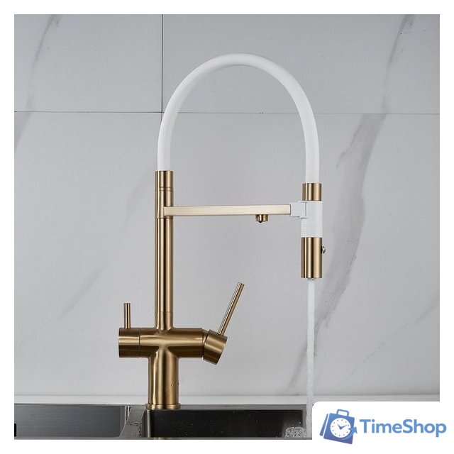 Смеситель Rose R958G (золотой сатин) - Изображение №17 — Интернет-магазин Time-Shop