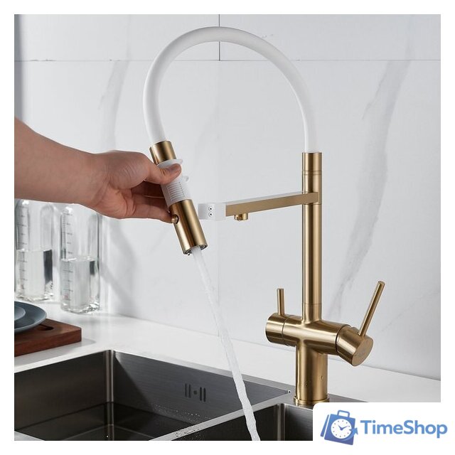 Смеситель Rose R958G (золотой сатин) - Изображение №13 — Интернет-магазин Time-Shop