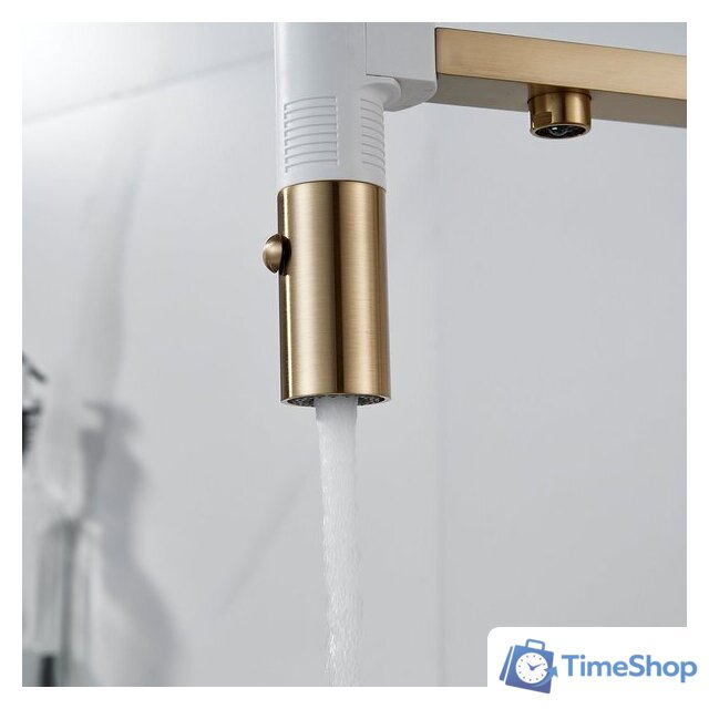 Смеситель Rose R958G (золотой сатин) - Изображение №4 — Интернет-магазин Time-Shop