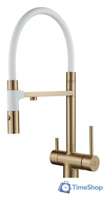 Смеситель Rose R958G (золотой сатин) - Изображение №1 — Интернет-магазин Time-Shop