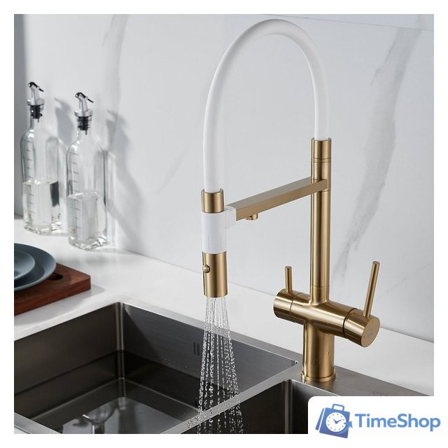 Смеситель Rose R958G (золотой сатин) - Изображение №12 — Интернет-магазин Time-Shop